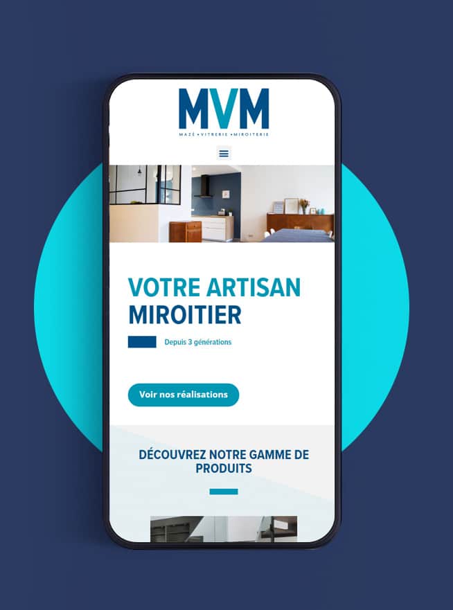 Agence web Brest Finistère ABERGRAPHIQUE : création site vitrine pour artisans en responsive design