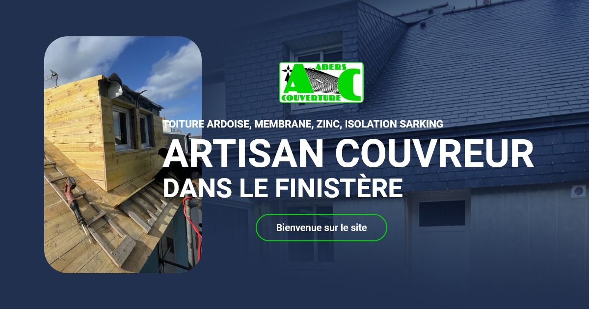 Agence de communication Brest Finistère ABERGRAPHIQUE : création de site internet pour artisan Plabennec